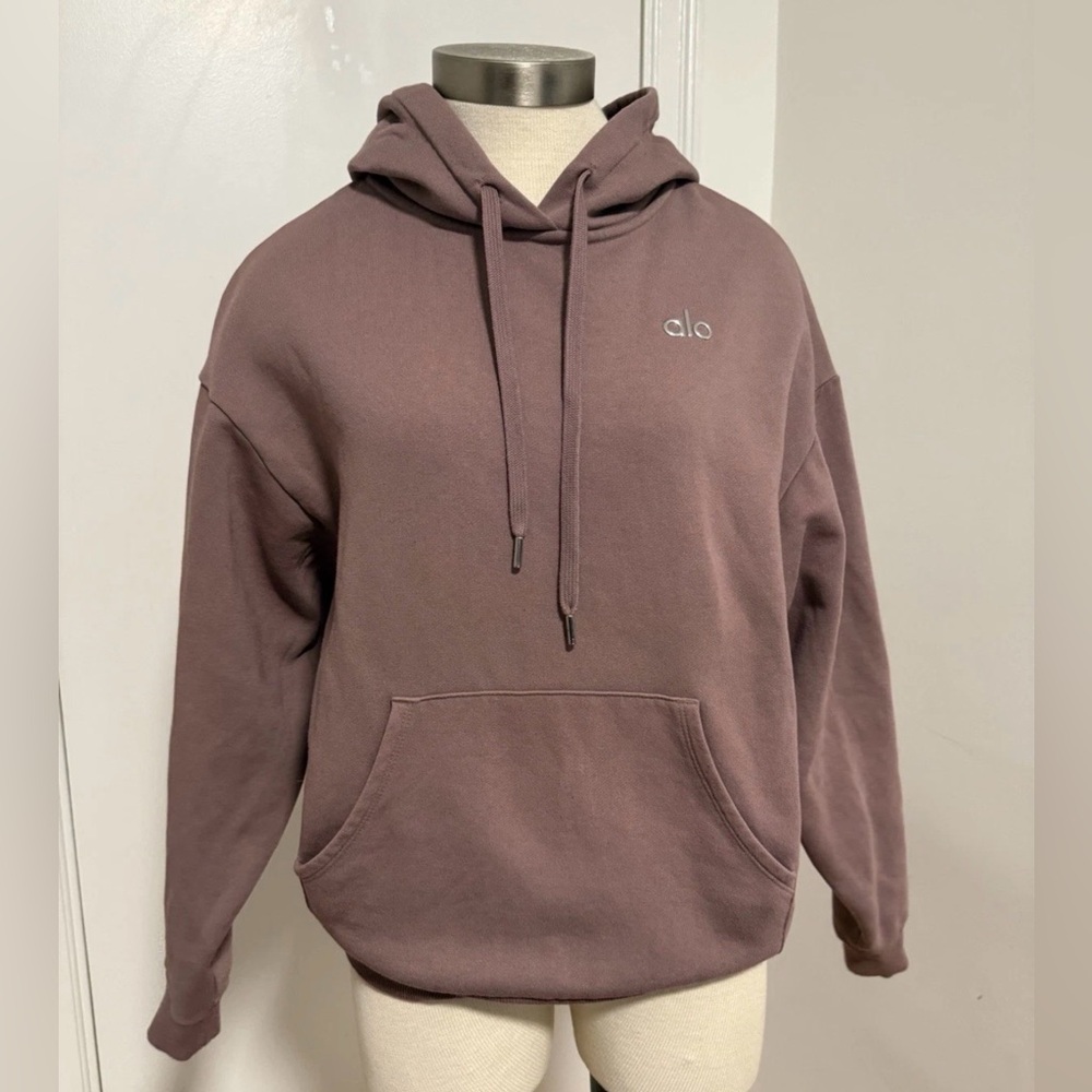Alo  Accolade Unisex Hoodie - Smoky Quartz XS